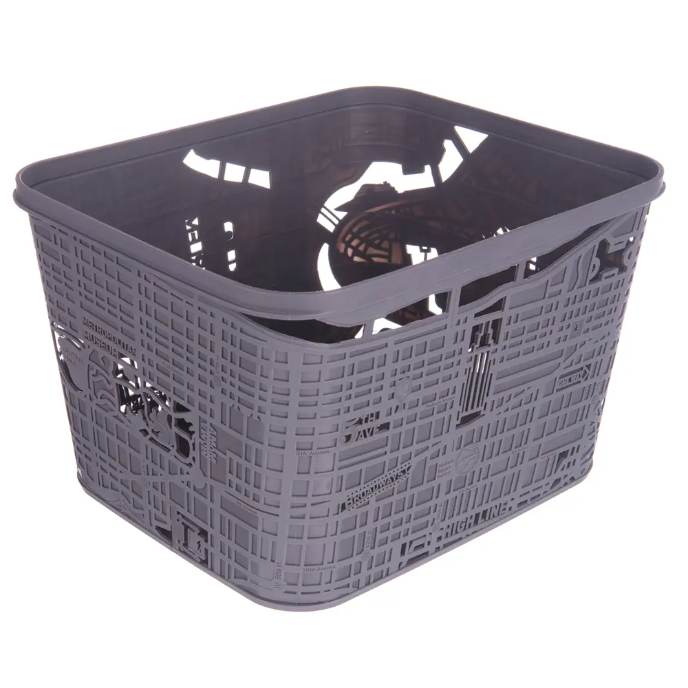 Контейнер Curver Нью-Йорк 22x30x35 см пластик цвет серый 15794341 STLM-2012660 Santreyd - Вид №1