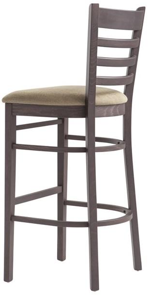 Palma Высокий табурет из бука со спинкой America 491a.i2 - Вид №2