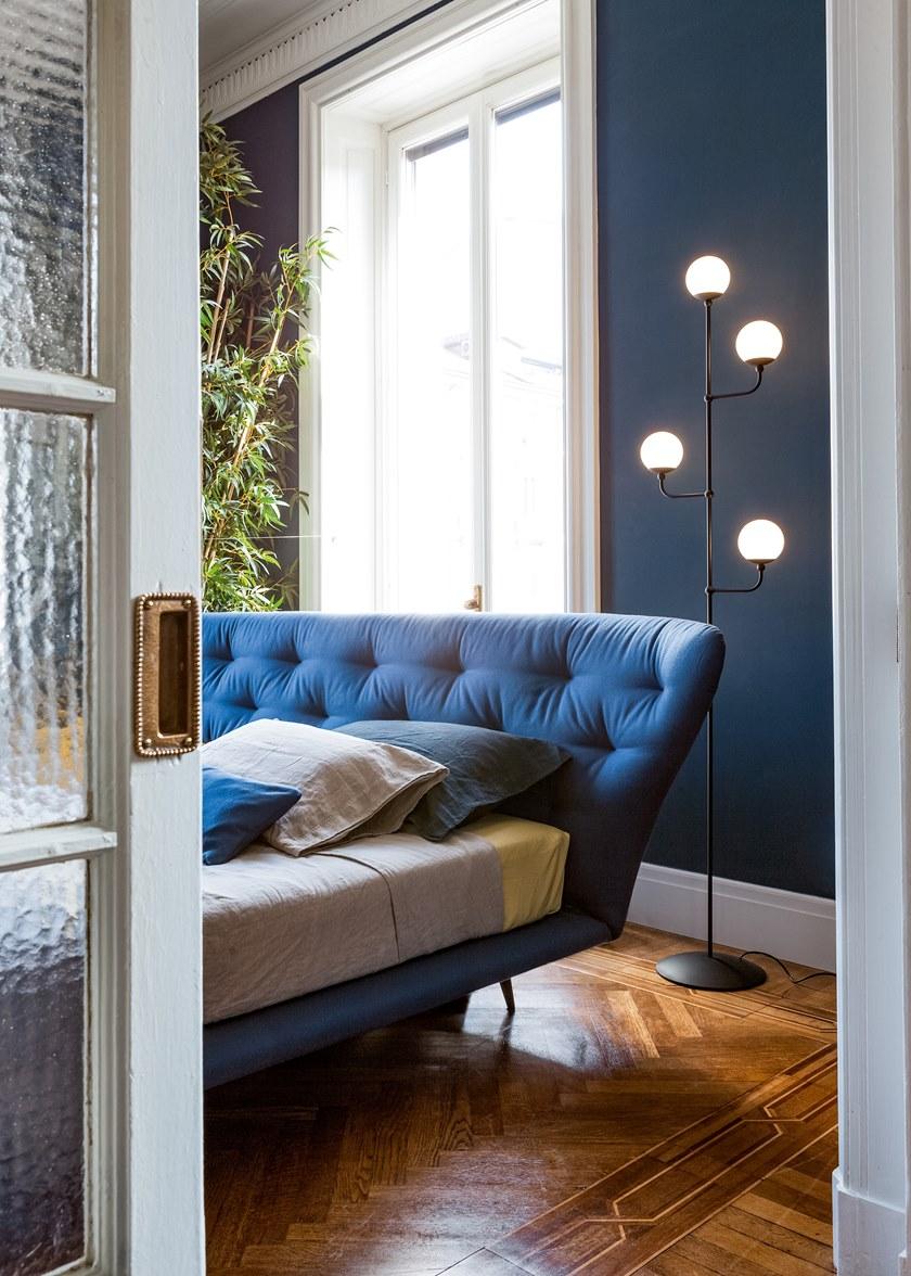 Bonaldo Двуспальная кровать с мягким изголовьем Lovy sun-id-1446678 - Вид №5