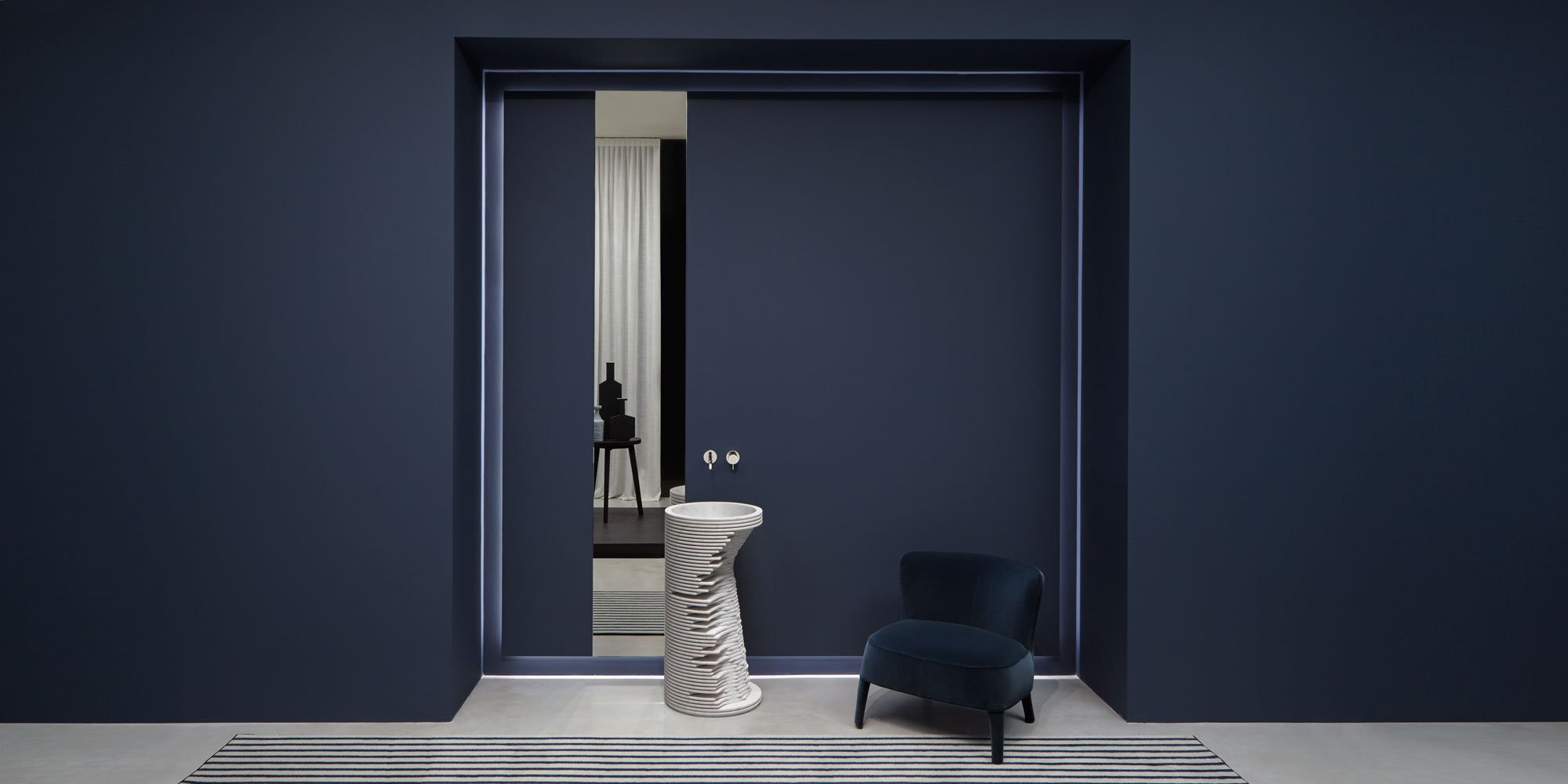 Introverso Напольная раковина стоящая прямоугольная Antoniolupi  - Вид №5