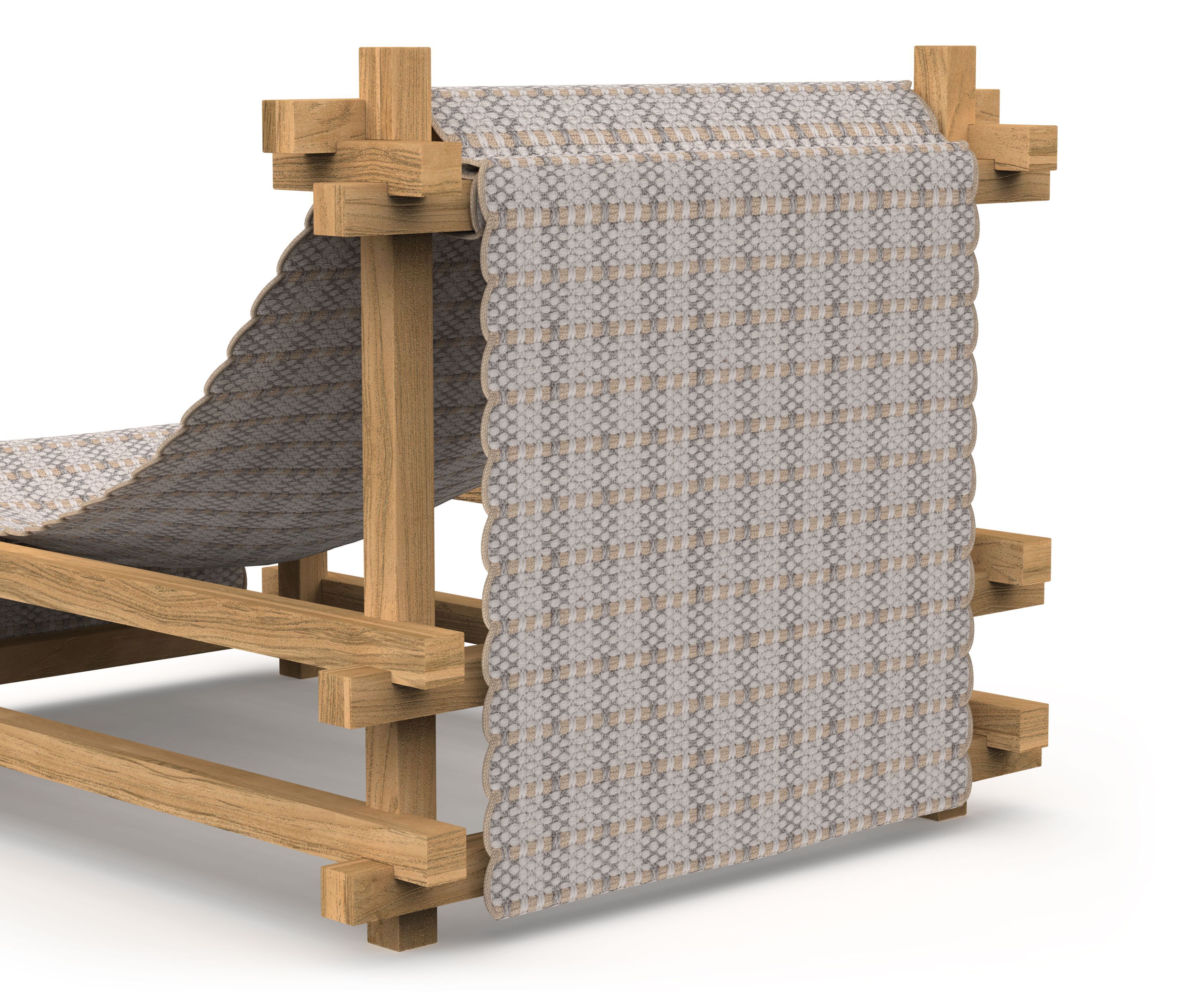 Садовое кресло с подставкой для ног GANDIABLASCO Gandiablasco Edition x Kengo Kuma ARCH-00055045 - Вид №8