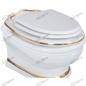 ML.MLD-25.740.D2 Подвесной унитаз настенный Золотистый Migliore  Италия 