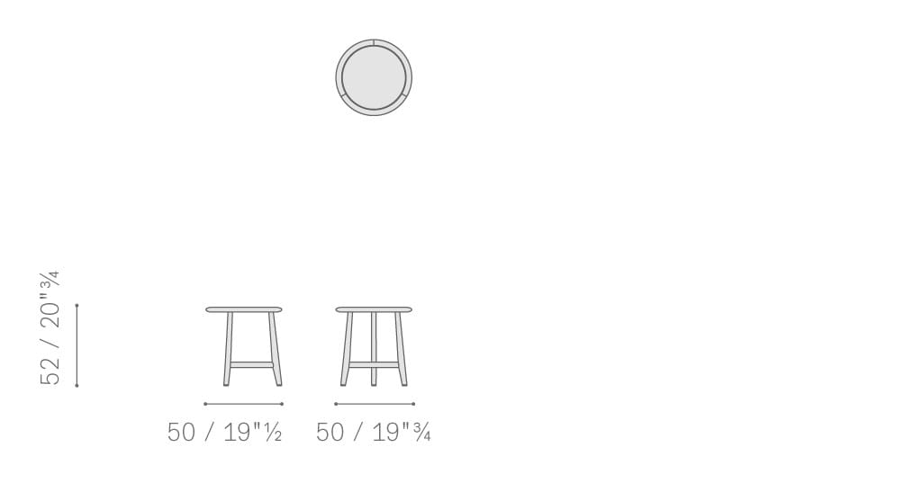 Круглый стол из тикового дерева с керамической столешницей Poltrona Frau Boundless Living Outdoor Collections ARCH-00019012 - Вид №4