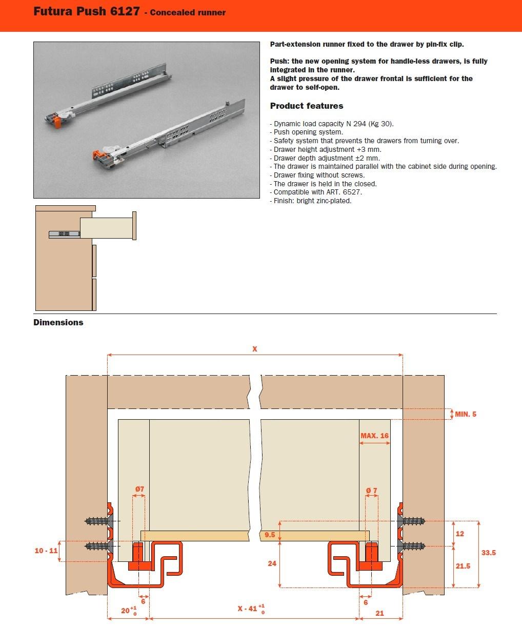 SALICE Направляющая с 3-сторонним зажимом sun-id-1432412 - Вид №1
