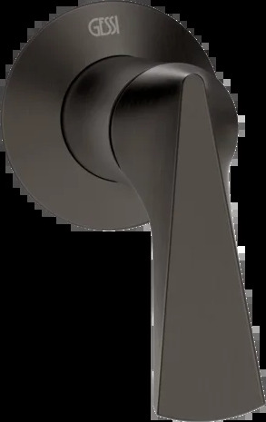 Отдельный контроль 72109 707 Gessi Ventaglio ЧЕРНЫЙ МЕТАЛЛ BR. PVD