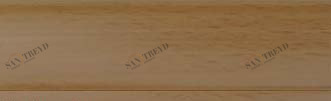 Плинтус Чайка 2,5 м 009 бук антик с мягким краем и кабель-каналом T-PLAST 25410174