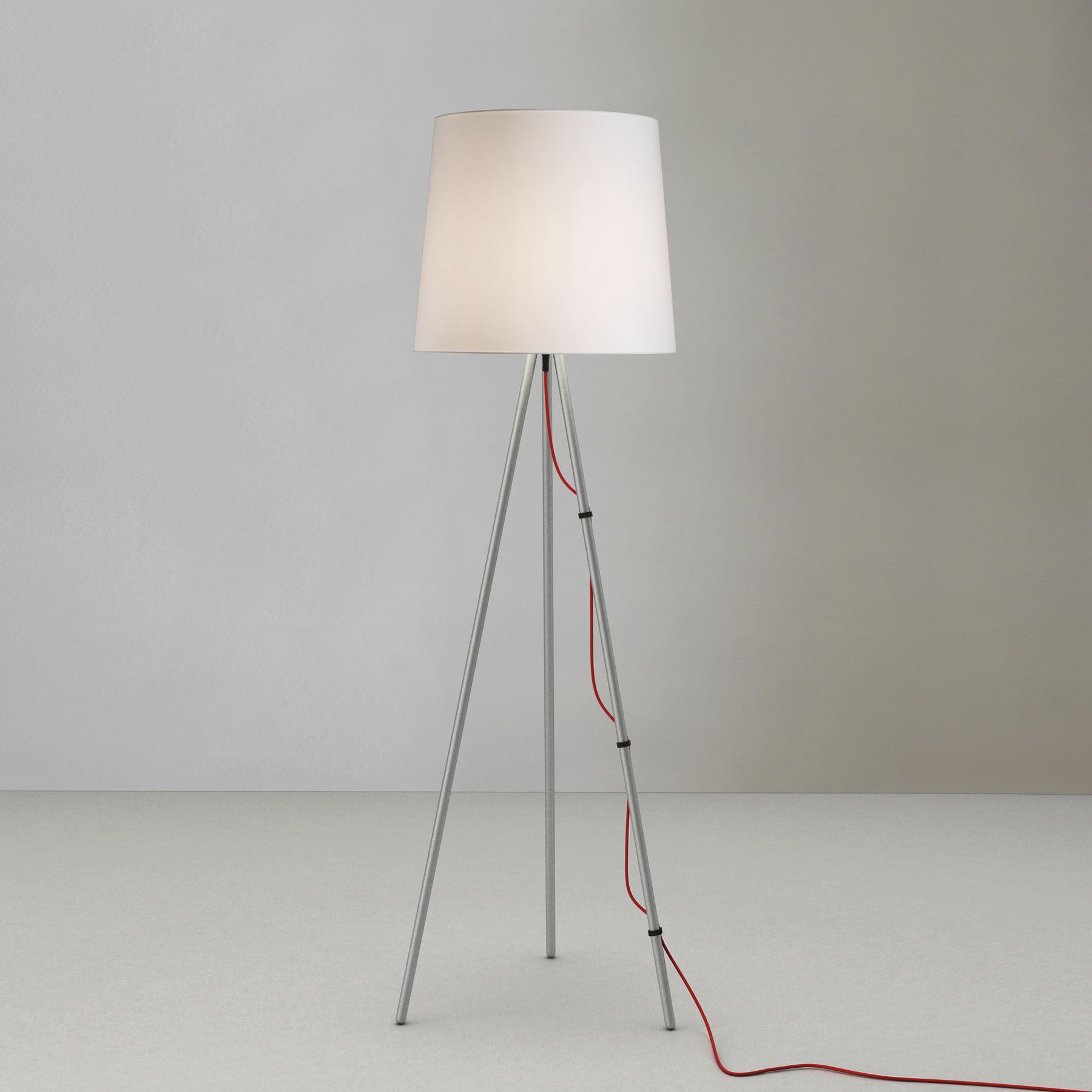 Металлическая напольная лампа с тканевым абажуром Martinelli Luce Eva ARCH-00036956 - Вид №10