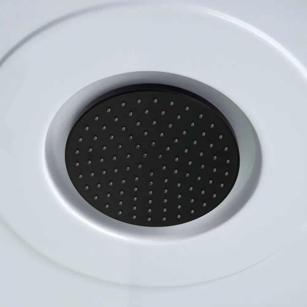 Лейка для верхнего душа KONSENSA Бруклин круглая цвет черный STLM-2065258 - Вид №4