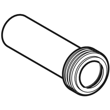 152.434.06.1 Удлинитель колена смыва Geberit, с манжетой Geberit  - Вид №1