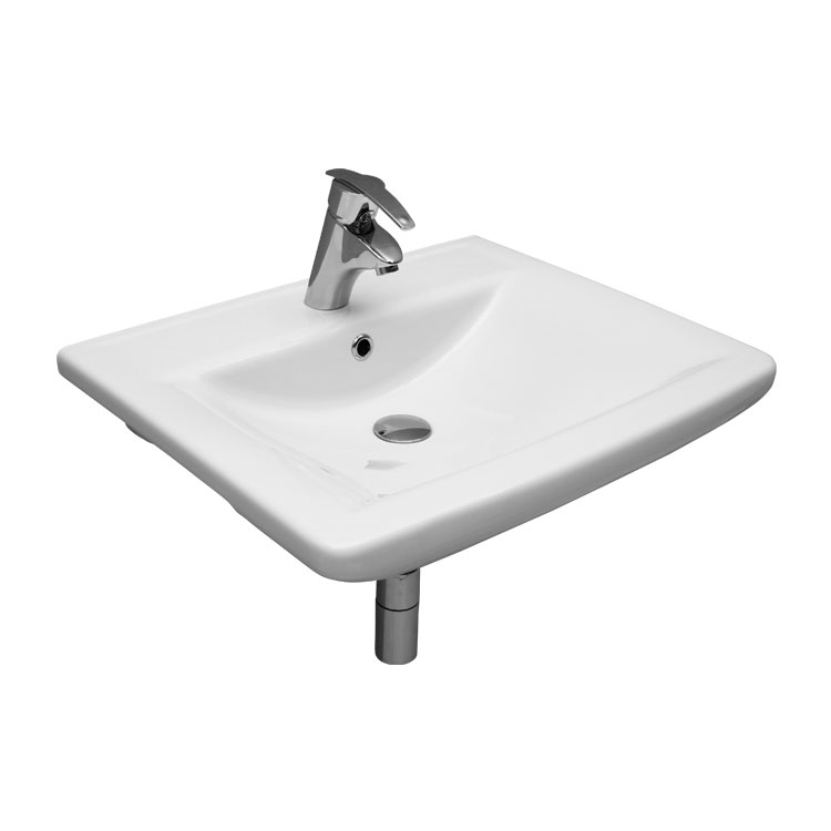 1835  1835 Умывальник с половинной столешницей 60x49,5см Eca 