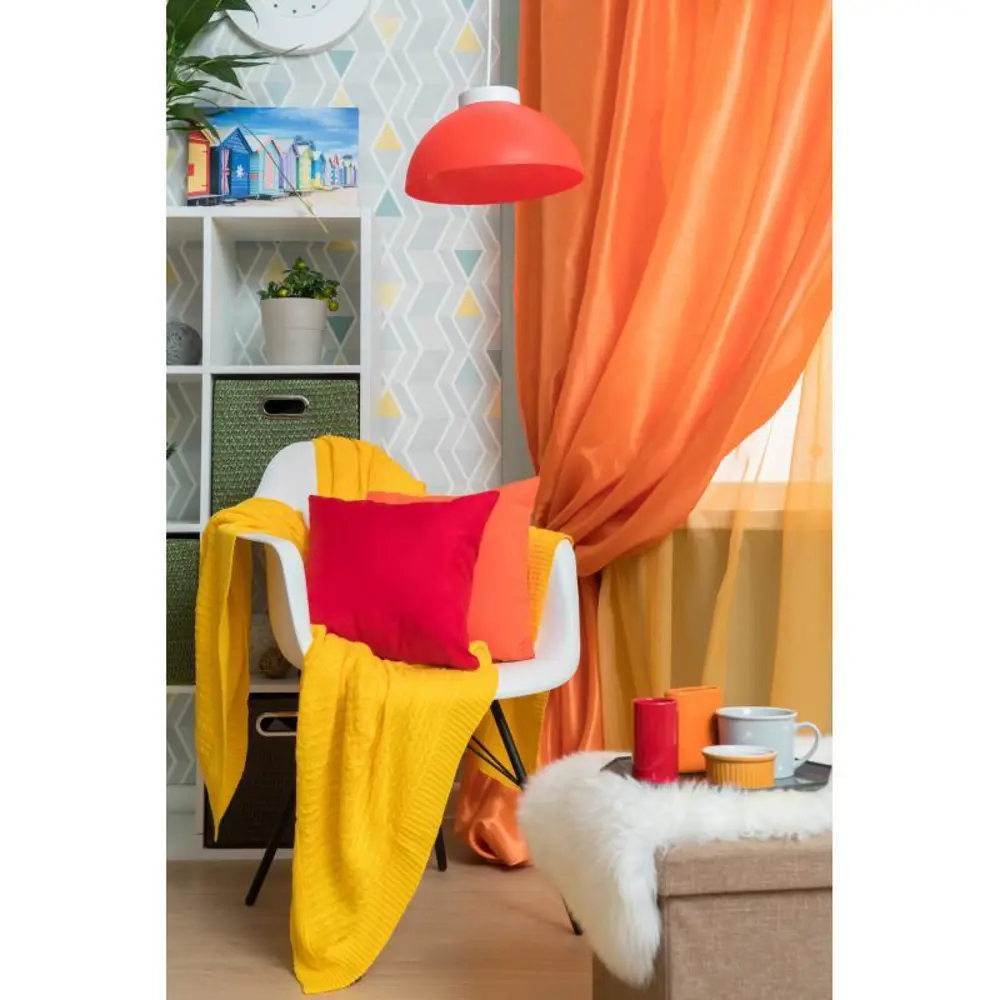 Подвесной светильник Rosanna 1xE27x60 Вт 28 см пластик цвет красный 18134381 STLM-2198176 Santreyd  - Вид №2