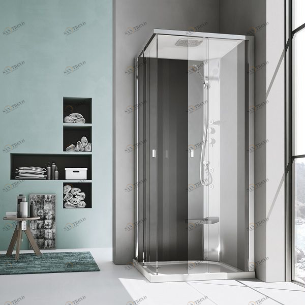 Душевая кабина угловая Sound STEP 100/80 см 1SDC6S1 Gruppo Geromin