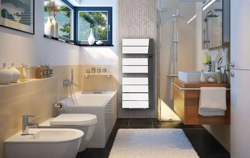 Настенный вертикальный полотенцесушитель intuis BALICA ARCH-00050874 - Вид №6