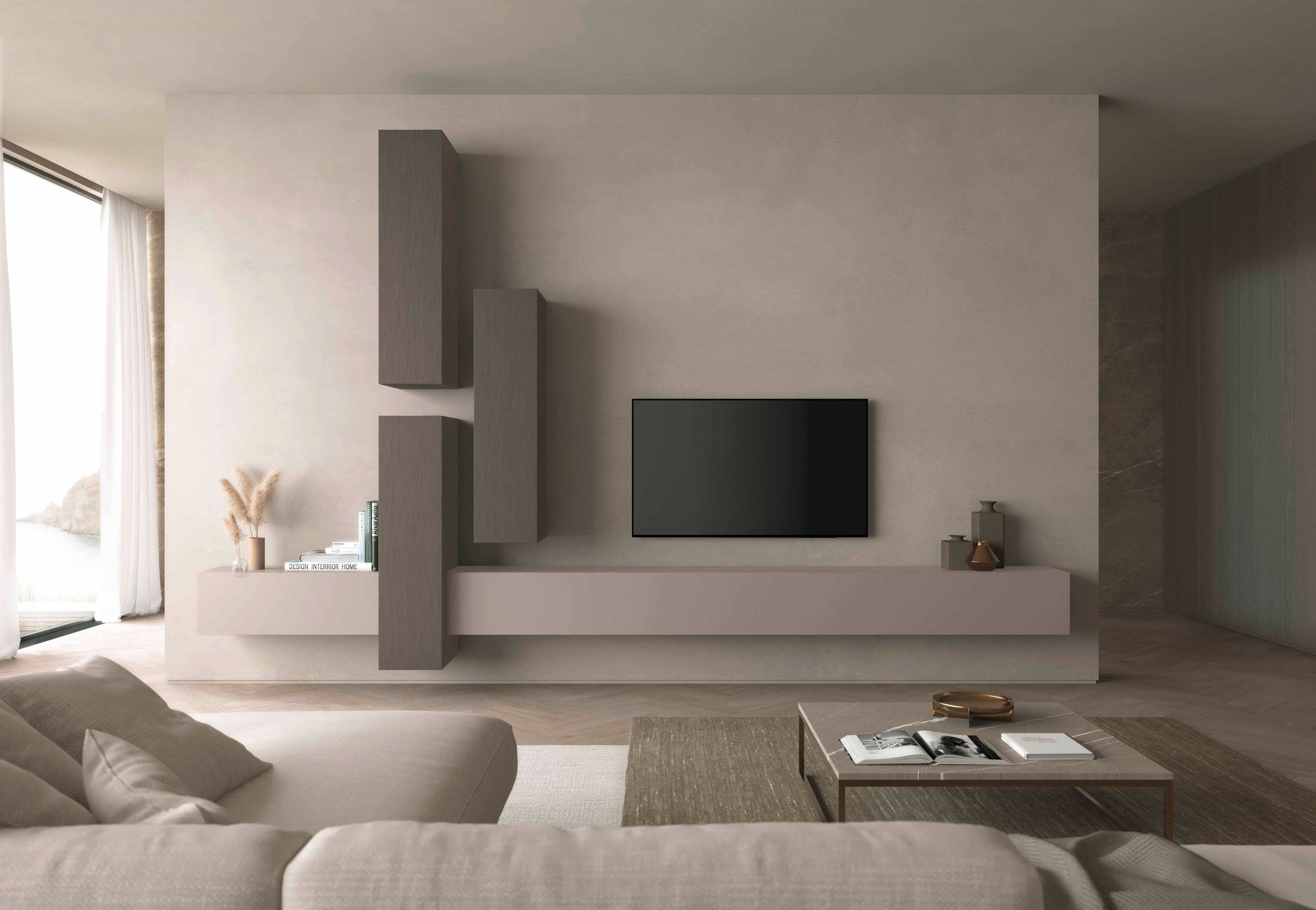 Деревянная оборудованная стена Olivieri CUBE 6 ARCH-00123672 - Вид №21