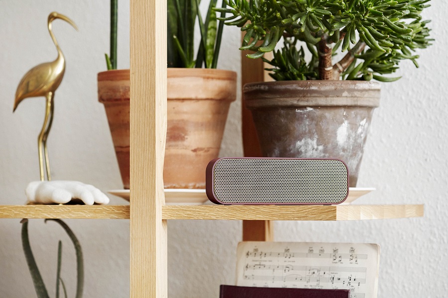 Колонка беспроводная aGROOVE бордовая KREAFUNK KFDZ57 - Вид №2