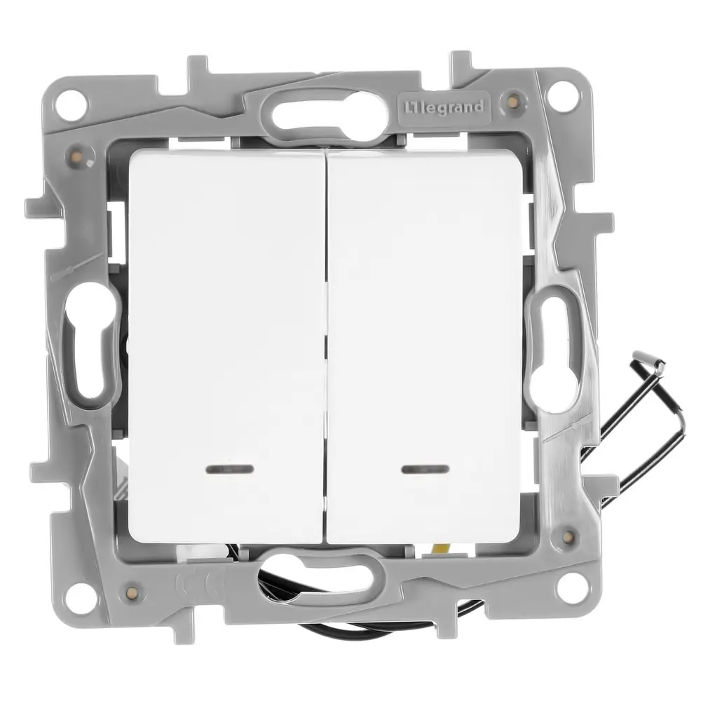 Выключатель Legrand Etika с подсветкой — элегантное управление светом 17353312 STLM-0007961