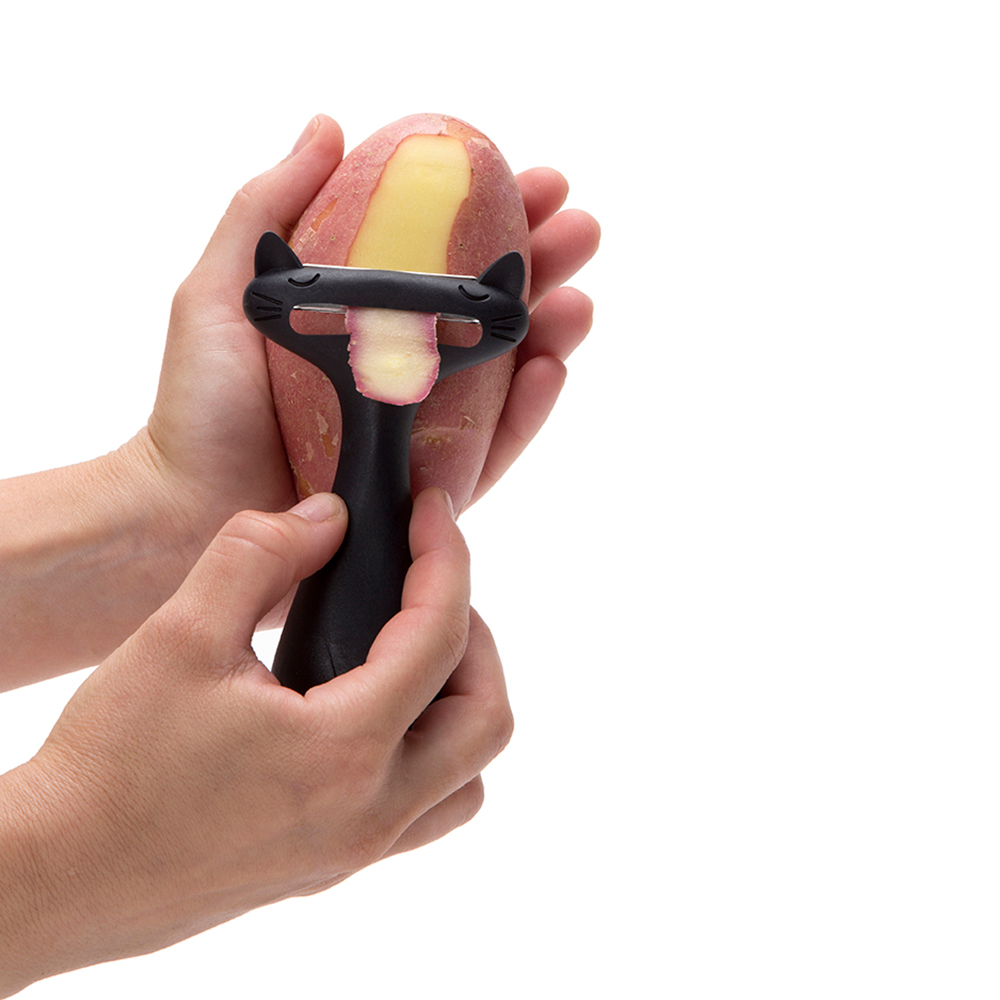 PE886 Пиллер для овощей catpeeler черный Peleg Design  - Вид №2