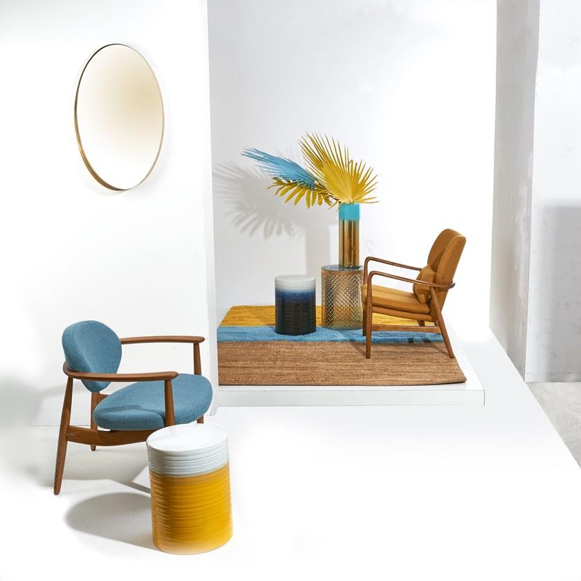 Pols Potten Табурет / журнальный столик из глазурованного керамогранита  240-030-017  - Вид №1