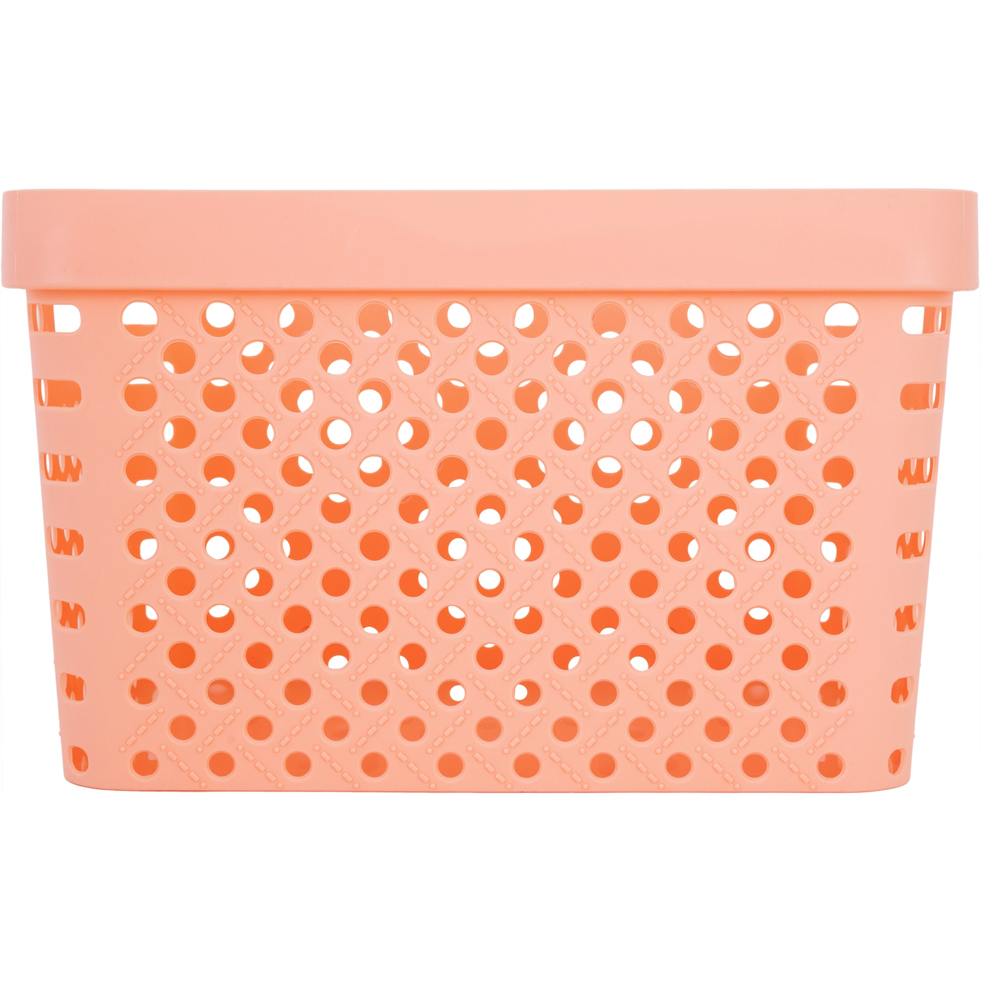 82999629 Корзина Eternity, 360x270x220 мм, 17 л, полипропилен, цвет коралловый Santreyd  - Вид №4