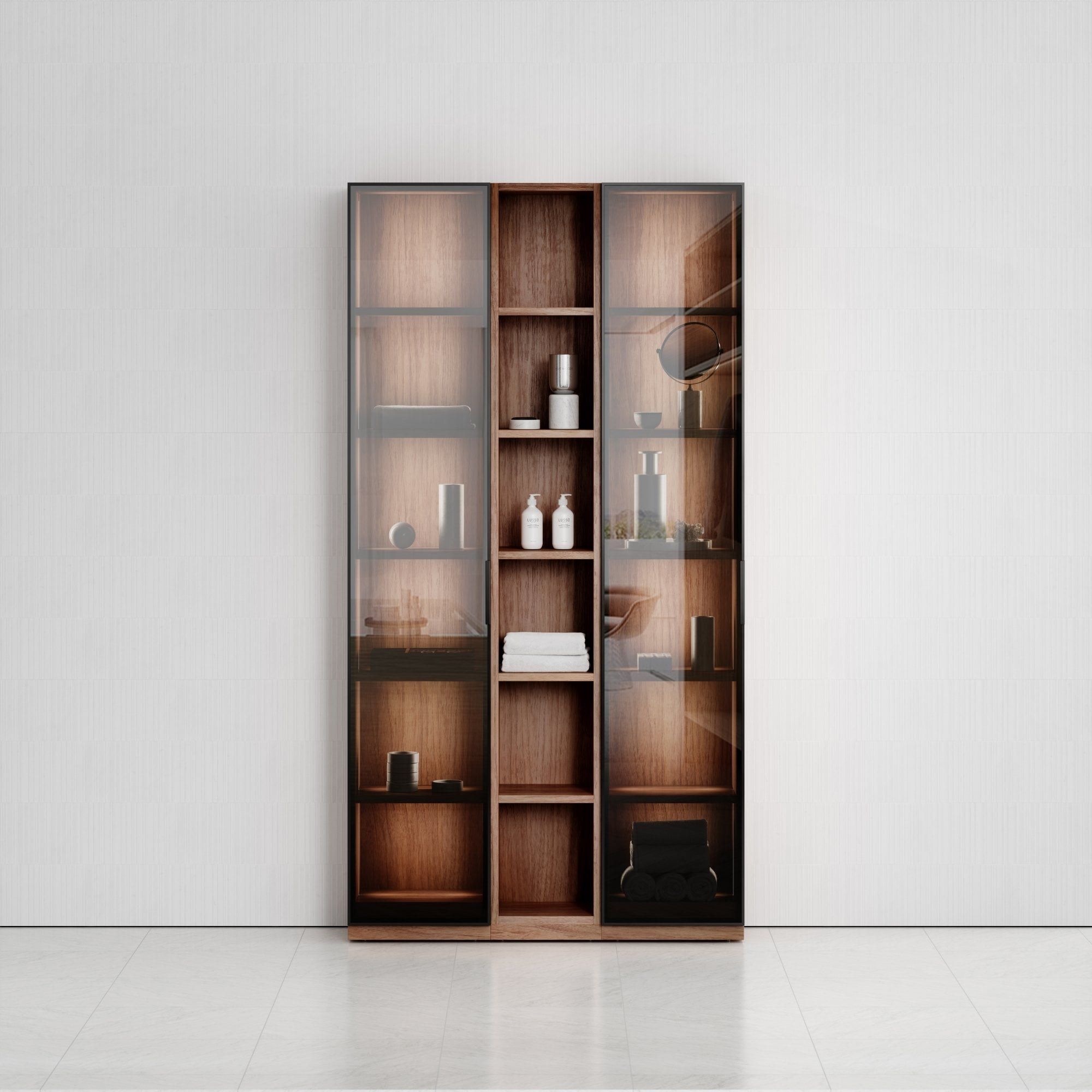 Витрина из дерева и стекла со встроенным освещением LUSSO Zotto ARCH-00144740 - Вид №2