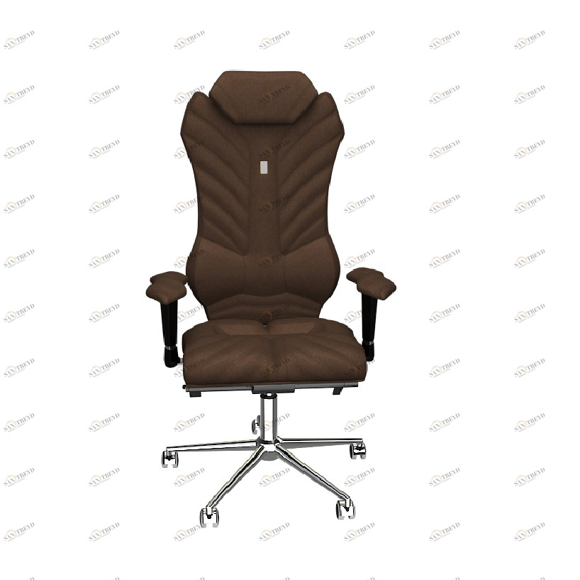 Компьютерное кресло эргономичное темно-коричневое Monarch KULIK PREMIUM LINE 240056 Коричневый 