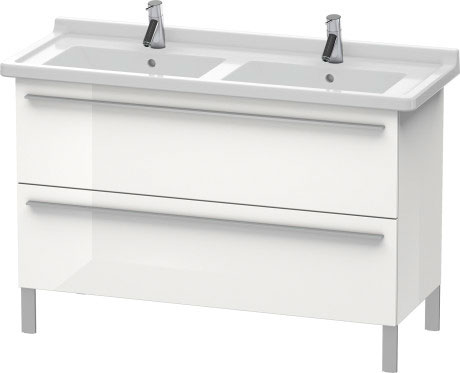 XL653804343 X-Large Тумбочка напольная Базальт матовый, декор Duravit - Вид №2