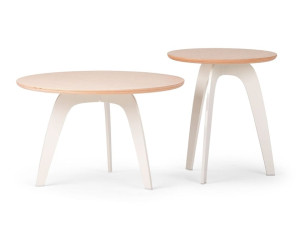 Деревянный низкий журнальный столик