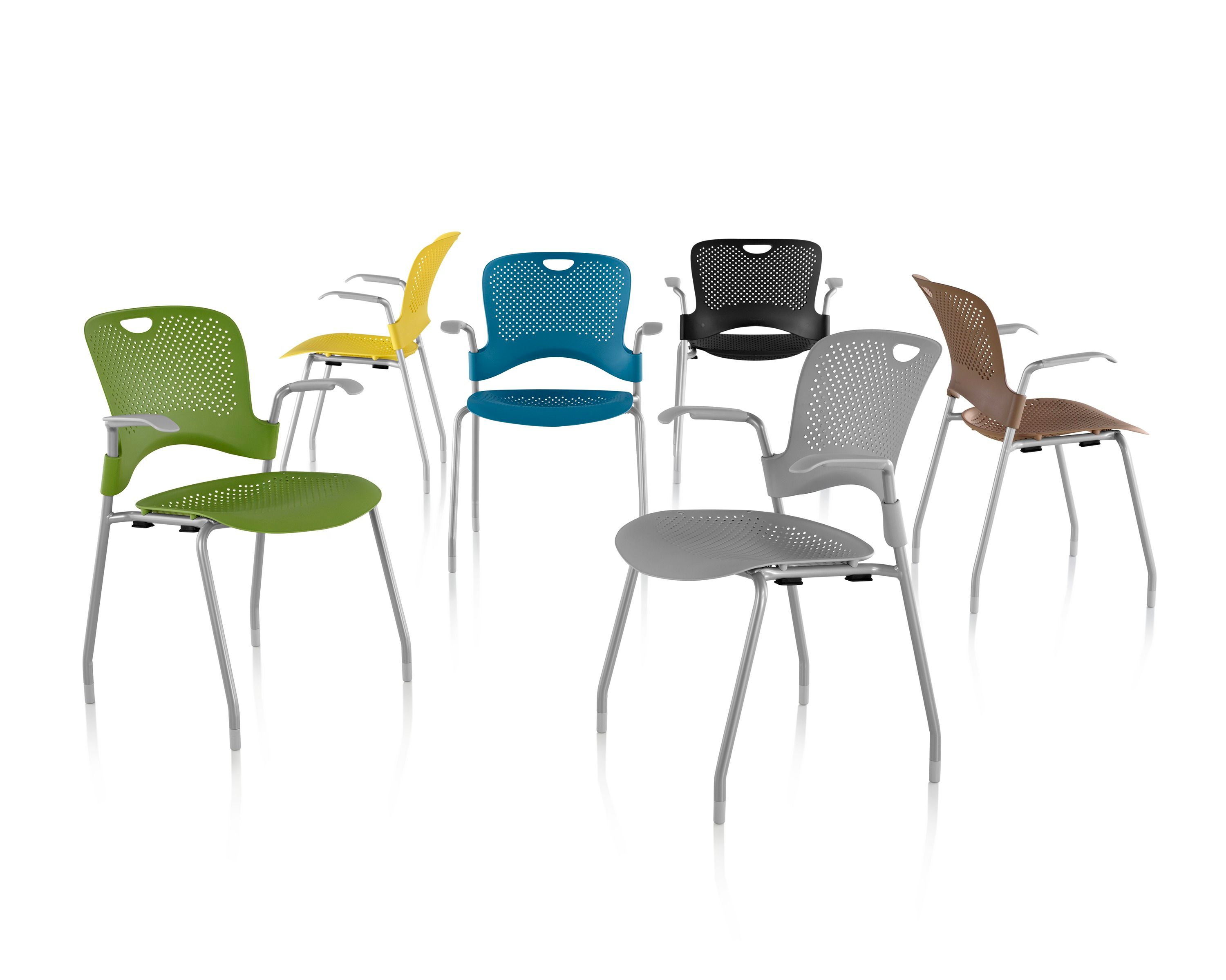 Штабелируемый стул nylon® с подлокотниками Herman Miller Caper ARCH-00079623 - Вид №3