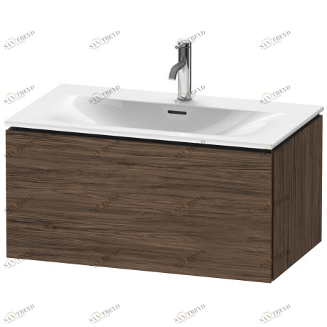 LC613702121 L-Cube Тумбочка подвесная Орех темный декор Duravit