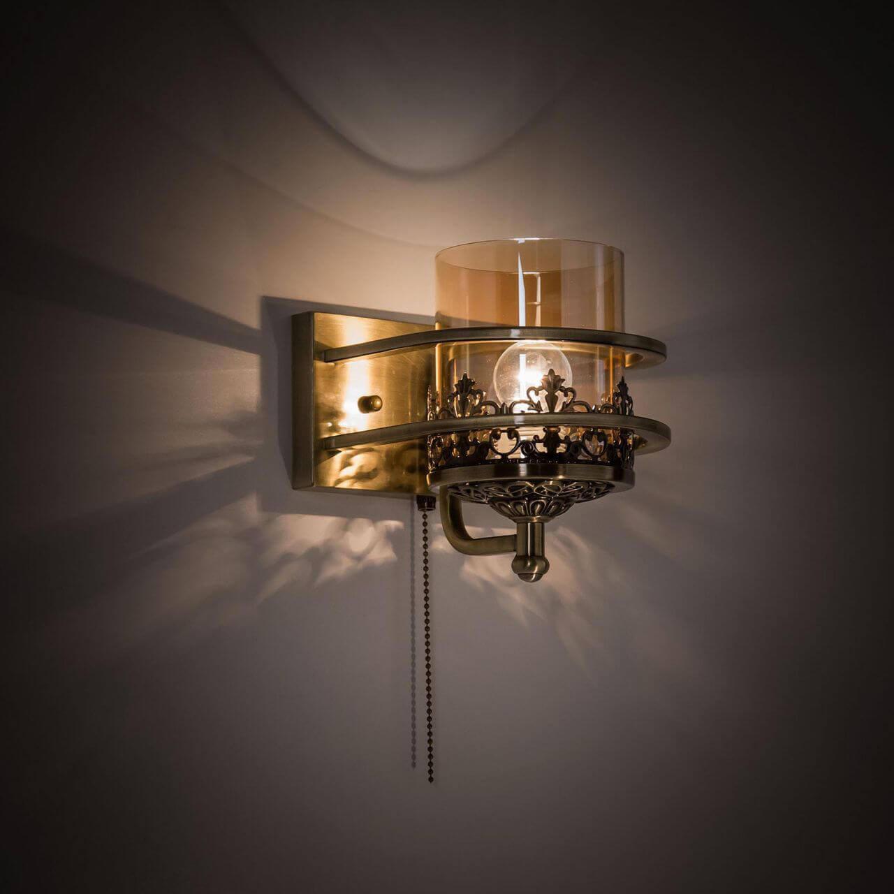 Бра светодиодное бронзовое "Ориент" CL464313 CITILUX ОРИЕНТ 00-3929289 Бронза;прозрачный  - Вид №3