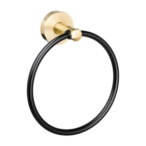 Держатель для полотенца Moroshka Oro Nero цвет чёрный/золотой 83683740 STLM-2128924