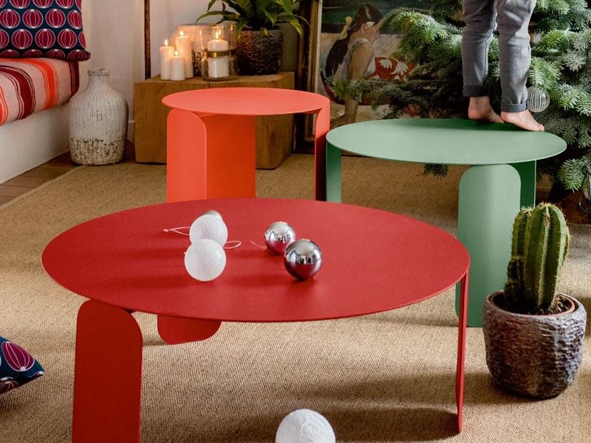 Fermob Садовый столик круглый из стали Bebop 5613-5616 - Вид №4