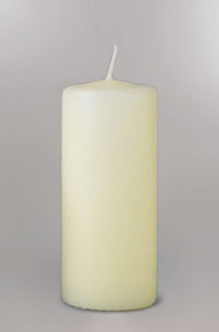 079317 Свеча пеньковая 5 х 11.5 см 181 г слоновая кость Омский Свечной