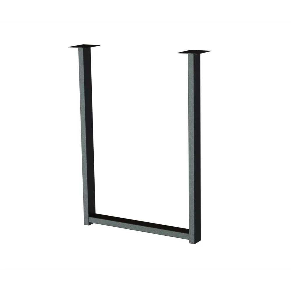 Подстолье для обеденного и письменного стола Топ500 Лофт 71 см металл цвет черный METALLCART STLM-2190553