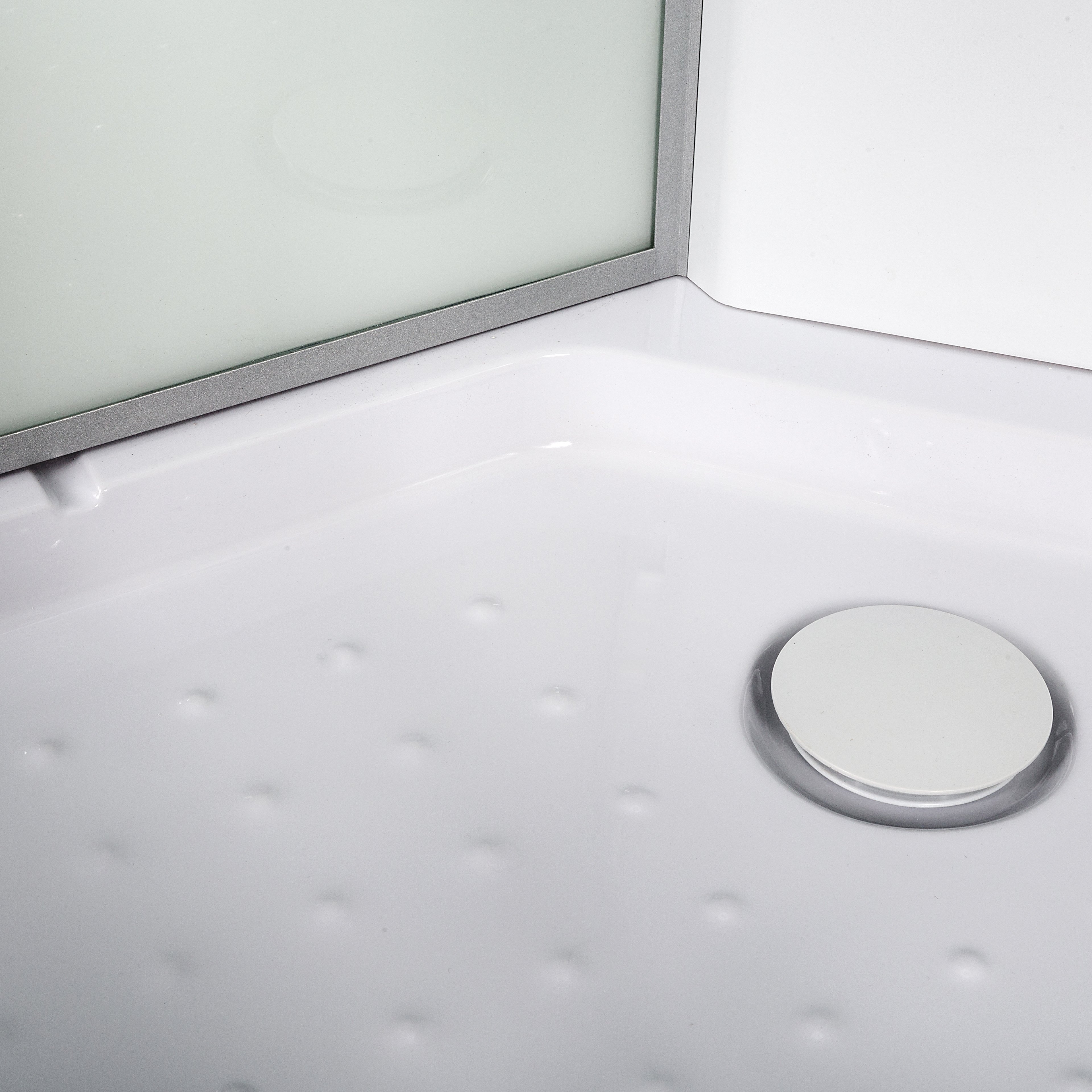 BМ1590 N LED с гм. BLACK Душевая кабина DETO Серия ВМ L 902 R N с гидромассажем - Вид №2