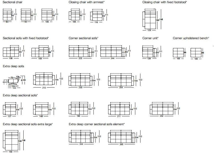Rolf Benz Тафтинговый диван-санки из ткани Rolf benz 50 sun-id-1477994 - Вид №1