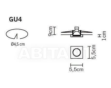 Fabbian Venere D55F04 11 встраиваемый потолочный 60754 - Вид №3