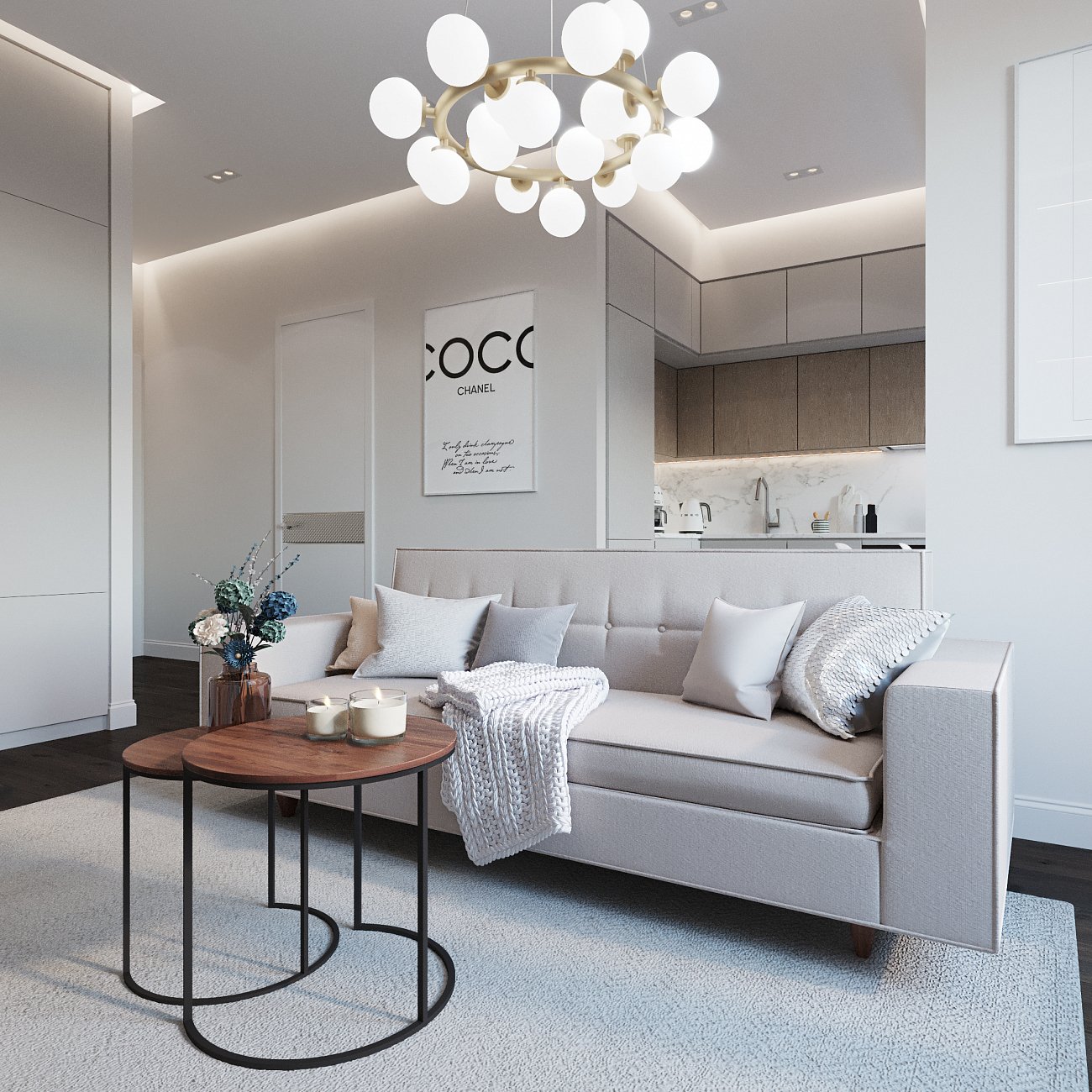 Подвесная люстра Ideal Lux Copernico SP20 Nero IDEAL LUX ДИЗАЙНЕРСКИЕ, COPERNICO 313629 Белый  - Вид №4