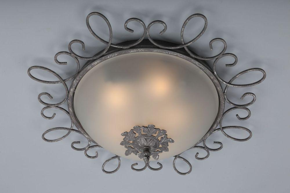 Потолочный светильник Omnilux OML-74007-05 OMNILUX OML-74007 203701 Белый;серебро  - Вид №1