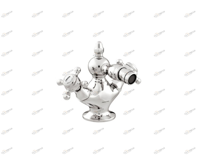 035021.000.45 Смеситель для биде на одно отверстие Английская бронза Mestre RETRO