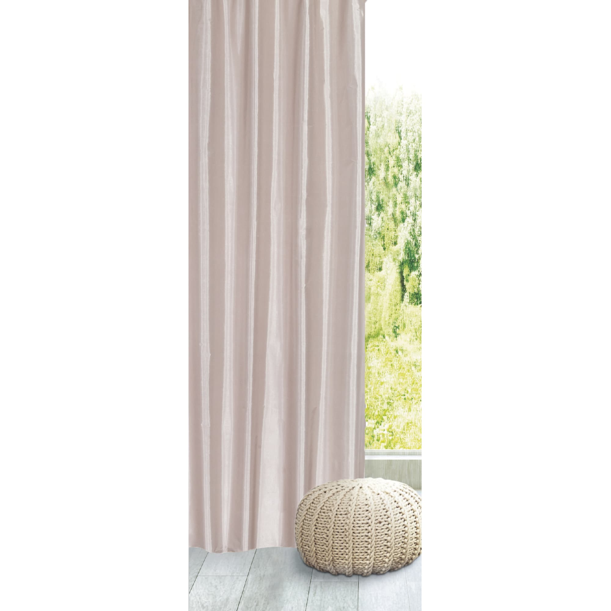 82111948 Штора на ленте «TAFFY TRENCH 6», 140х260 см, однотон, цвет бежевый Santreyd  - Вид №6