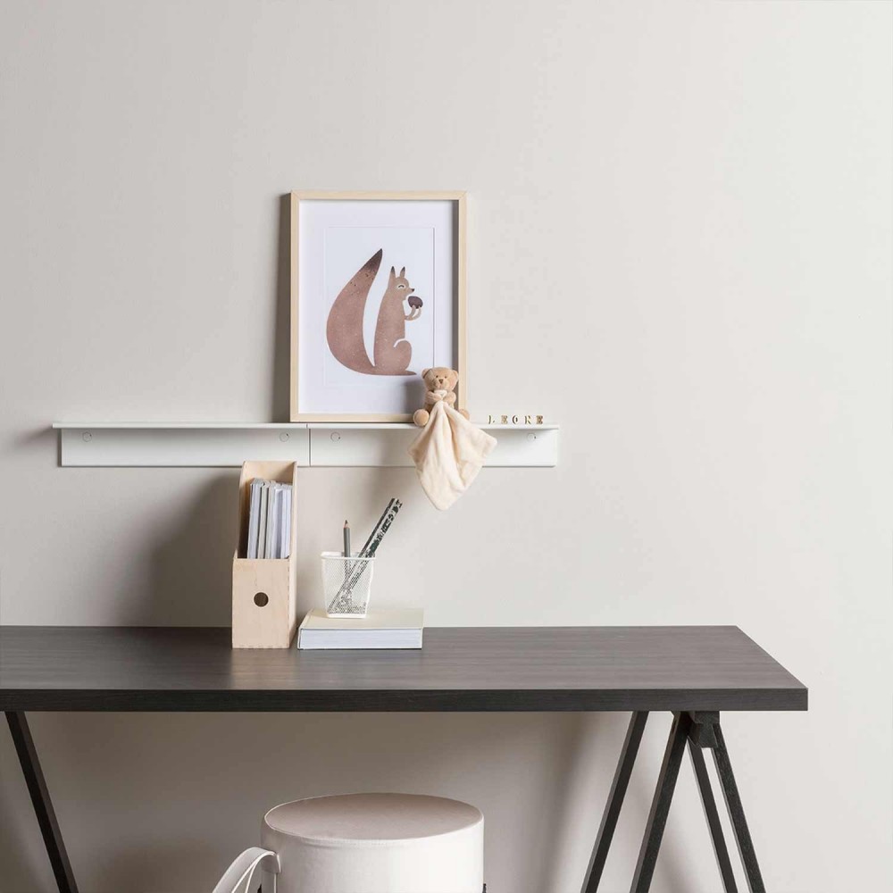 EVLIS450EVER Life Design Настенная полка из алюминия - Lissom Slim Lissom Непрозрачный белый - Вид №9