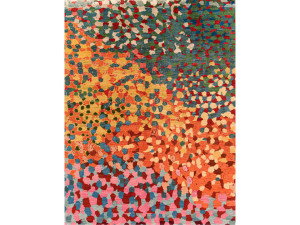 Прямоугольный шерстяной ковер