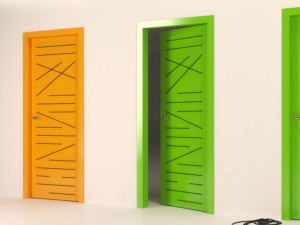 Деревянные распашные двери