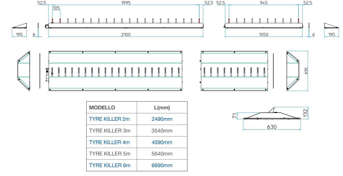 Автоматический барьер для шин Pilomat TYRE KILLER ARCH-00088897 - Вид №2