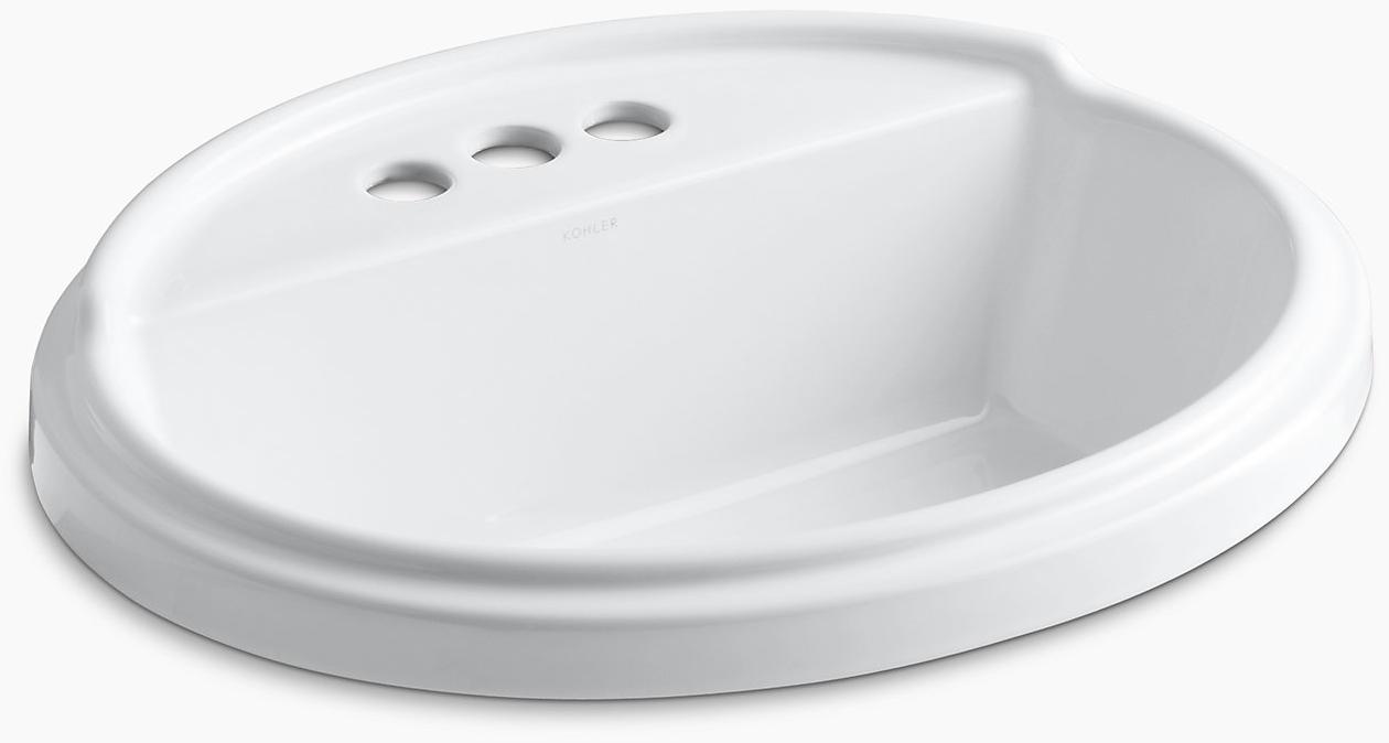 K-2992-4-G9 Накладная раковина на столешницу  прямоугольная Kohler  - Вид №1