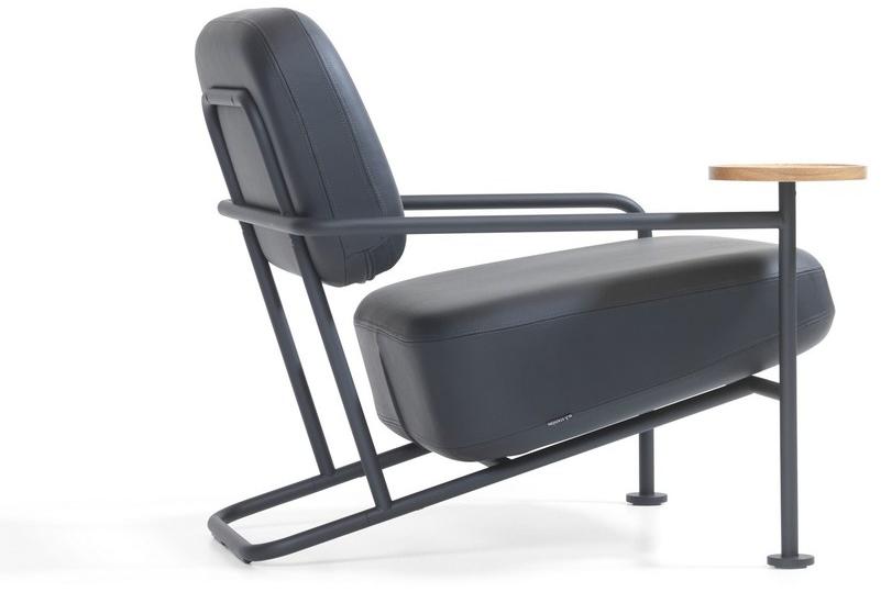 Blå Station Кожаное кресло с подлокотниками Åhus B30 Bla Station - Вид №2