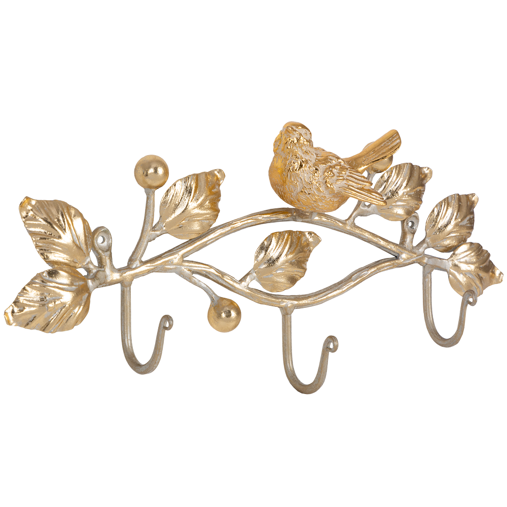 75093 Настенный крючок Птичка Терра Гаэта Айвори BOGACHO 4627196591349 - Вид №1