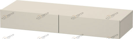 DS827109191 Полочка с ящиком DuraStyle #DS8271 1200 x 440 мм Серо-коричневый декор Duravit