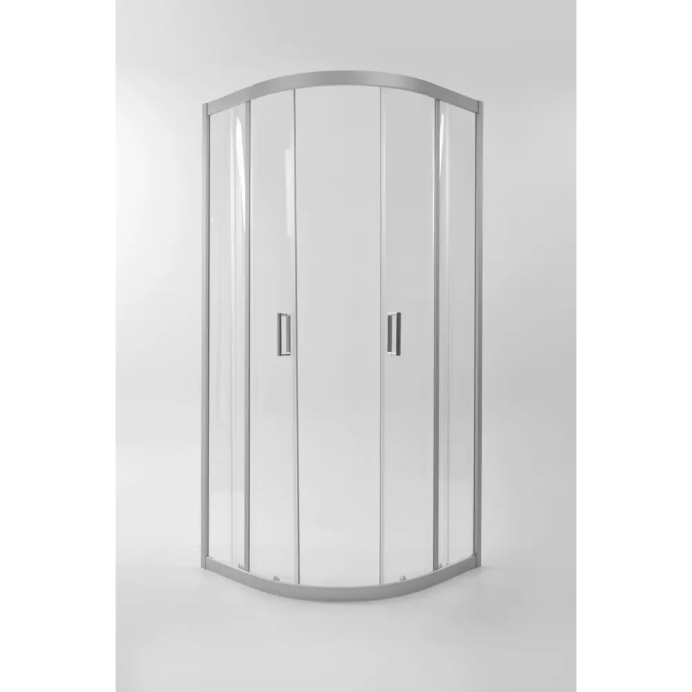 Душевая ширма Метакам Apart 1/4 круга 90x90x185см цвет профиля хром раздвижная стекло 4мм прозрачное 89361548 STLM-2094095  - Вид №3